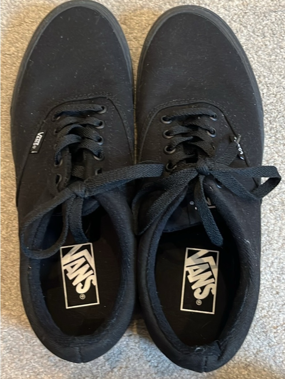 Vans Black Low-Top Sneakers